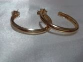 Brinco de argola dourado